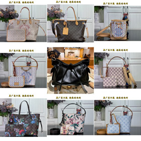 Top-tier Louis Vuitton CarryAll Monogram Bucket Bag-6707  