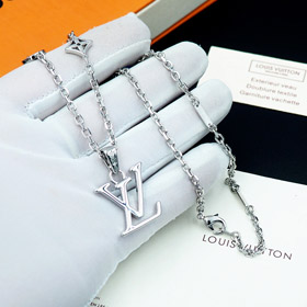 Louis Vuitton LV Letter Floral Necklace-3723