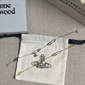 Vivienne Westwood  Saturn three-dimensional planet pin bracelet-3731