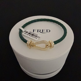 Feiden full diamond diamond horseshoe buckle bracelet-0466